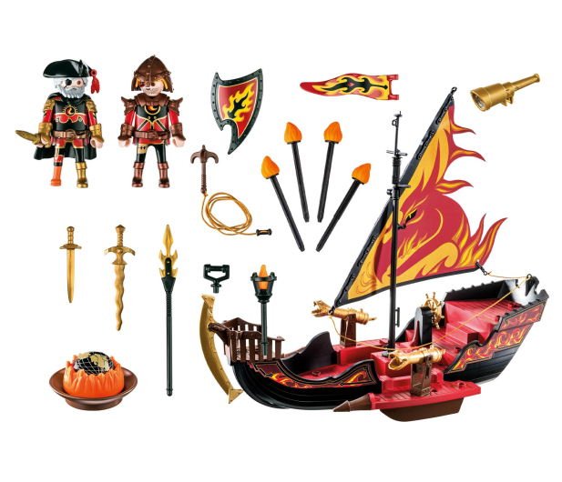 PLAYMOBIL Statek ognia Wojowników Burnham - 1029719 - zdjęcie 2